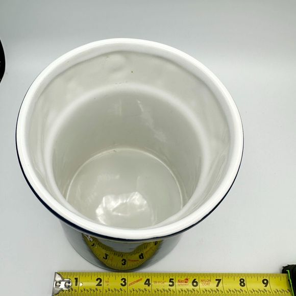 Home Essentials & Beyond Kitchen Utensil Jar Holder Canister Organizer Navy Blue - Picture 7 of 8